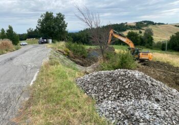 FELINO, BONIFICA PARMENSE A LAVORO SULLA FRANA DI VIA CASE BELLI
